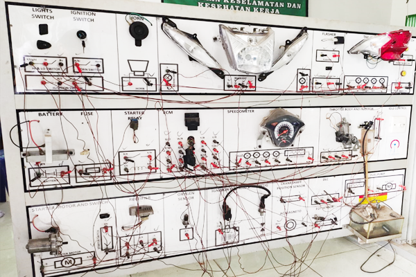 Alat Praktik Pengkabelan Motor